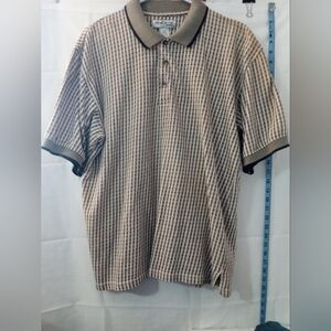 Original Penguin Men's Textured Knit Polo Shirt - Size Large